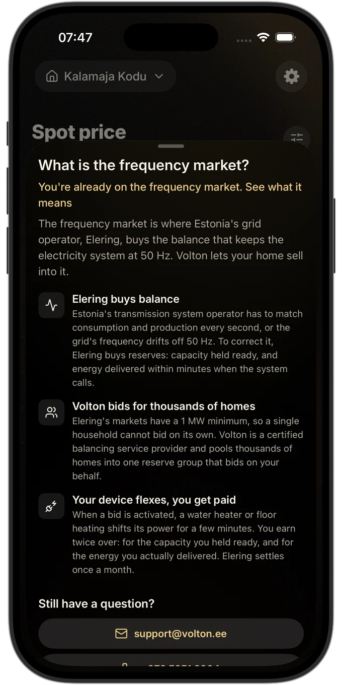 Volton app